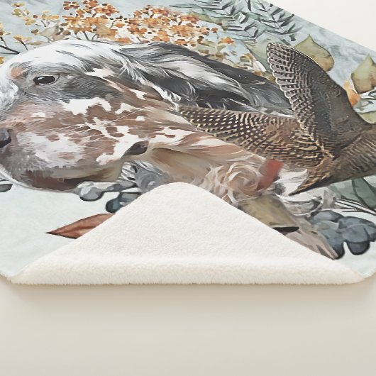 Der englische Setter , Die Jagd auf die Woodcock , Sherpadecke (3/4)