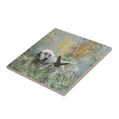 Der englische Setter , die Jagdsaison für Holzhack Fliese (Seite)