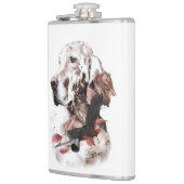 Der englische Setter, Leidensjagd Flachmann (Links)