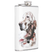 Der englische Setter, Leidensjagd Flachmann (Rechts)