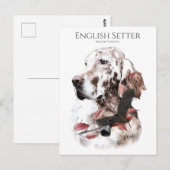 Der englische Setter, Leidensjagd Postkarte (Vorne/Hinten)