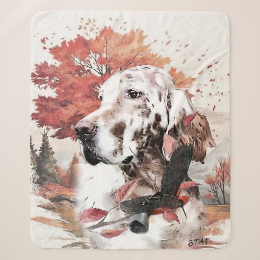 Der englische Setter, Leidensjagd Sherpadecke (Vorderseite)