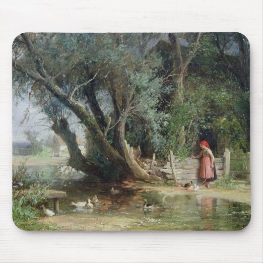 Der Enten-Teich Mousepad (Vorne)