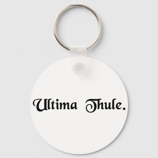 Der entfernteste Thule. Schlüsselanhänger (Vorderseite)