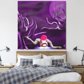 Der enthüllte Gedanke Leinwanddruck (Insitu (Schlafzimmer))