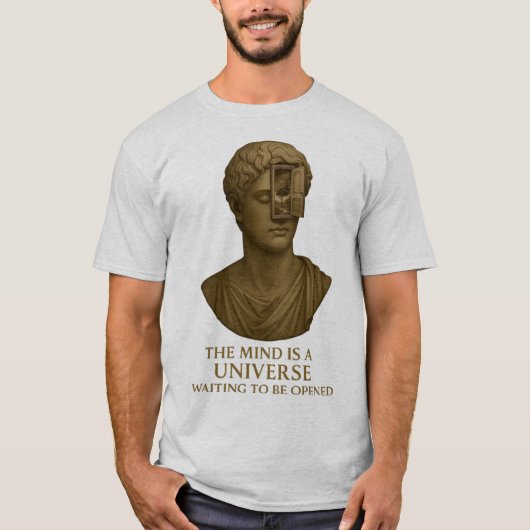 DER ENTHÜLLTE GEIST – Eine Marmorreflexion T-Shirt (Vorderseite)