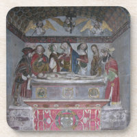 Der Entombment, c.1523 (gemalter Stein)
