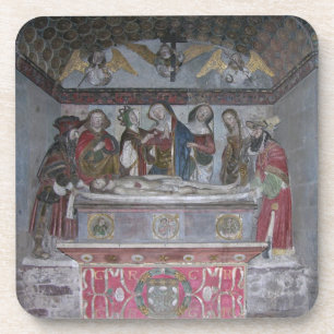 Der Entombment, c.1523 (gemalter Stein) Getränkeuntersetzer