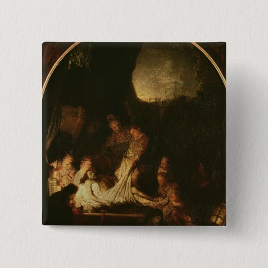 Der Entombment, c.1639 Button (Vorderseite)