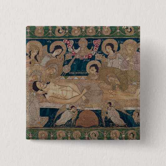 Der Entombment, Moskau-Schule, 1678 Button (Vorderseite)
