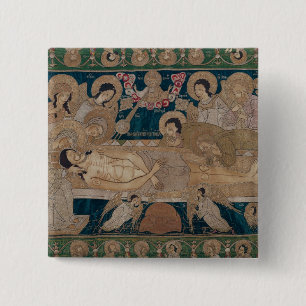 Der Entombment, Moskau-Schule, 1678 Button