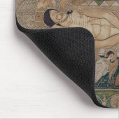 Der Entombment, Moskau-Schule, 1678 Mousepad (Ecke)