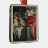 Der Entombment von Christus, 1559 Silbernes Ornament (Rechts)