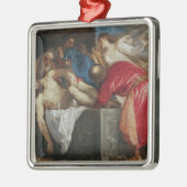 Der Entombment von Christus, 1559 Silbernes Ornament (Links)