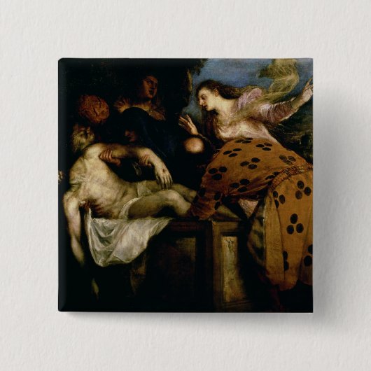 Der Entombment von Christus Button (Vorderseite)