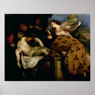 Der Entombment von Christus Poster