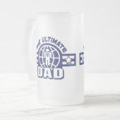 Der entscheidende Vater-Logo-Gang Mattglas Bierglas (Vorderseite Links)