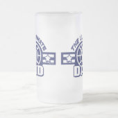 Der entscheidende Vater-Logo-Gang Mattglas Bierglas (Mittel)