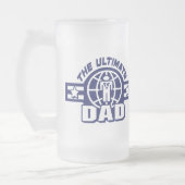 Der entscheidende Vater-Logo-Gang Mattglas Bierglas (Links)