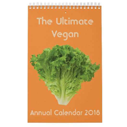 Der entscheidende vegane jährliche Kalender 2018 (Titelbild)