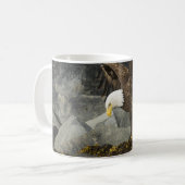 Der entscheidende Weißkopfseeadler Kaffeetasse (Vorderseite Links)