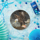 Der entscheidende Weißkopfseeadler Pappteller (Party)