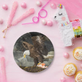 Der entscheidende Weißkopfseeadler Pappteller (Party)