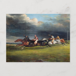 Der Epsom Derby, 1821 Postkarte