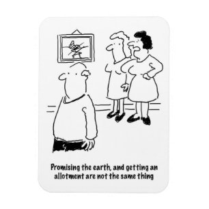 Der Erde versprechen - einen Schrebergarten bekomm Magnet