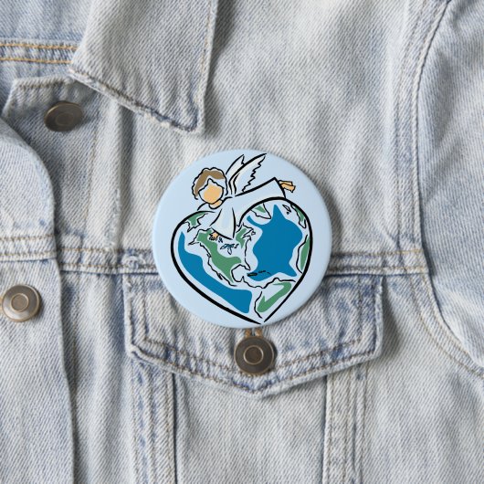 Der Erdengel - Button (Beispiel)