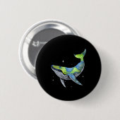 Der Erdmeerwald rettet den Planeten Erde Button (Vorne & Hinten)