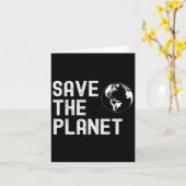 Der Erdtag rettet den Planeten1 Karte (Gelbe Blume)
