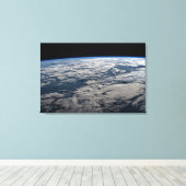 Der Erdwall über einem bewölkten Western Australie Leinwanddruck (Insitu (Holzboden))