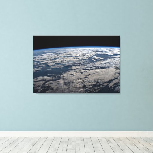 Der Erdwall über einem bewölkten Western Australie Leinwanddruck (Insitu (Holzboden))