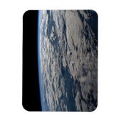 Der Erdwall über einem bewölkten Western Australie Magnet (Vertikal)