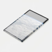 Der Erdwall über einem bewölkten Western Australie Post-it Klebezettel (angewinkelt)