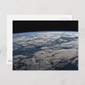 Der Erdwall über einem bewölkten Western Australie Postkarte (Vorne/Hinten)