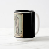 Der Eremit Tarot Zweifarbige Tasse (VorderseiteRechts)