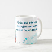 Der Erfolg beginnt mit einer Dosis Motivation - Kaffeetasse (VorderseiteRechts)