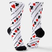 Der Erfolg bei der Brücke erfordert einen gemeinsa Socken (Gewinkelt)