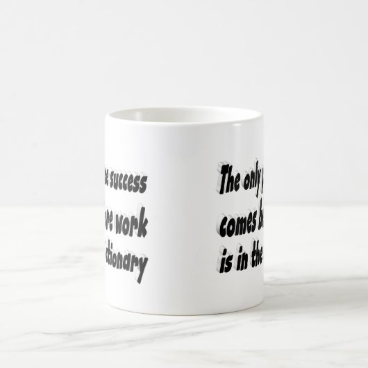 Der Erfolg beruht auf Motivierend Angeboten Kaffeetasse (Mittel)