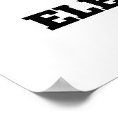 Der Erfolg im Leben findet sich im Denken in Eleme Poster (Ecke)