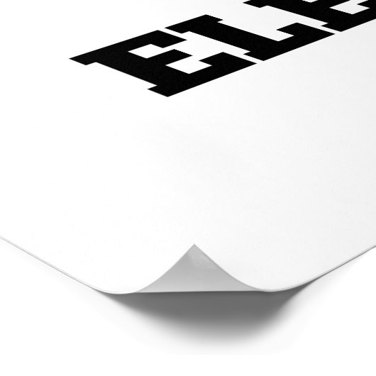 Der Erfolg im Leben findet sich im Denken in Eleme Poster (Ecke)