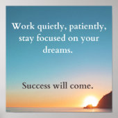 Der Erfolg wird kommen Poster (Vorne)