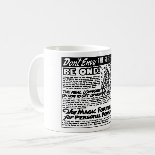 Der erfolgreiche Mann Kaffeetasse (Vorderseite Links)