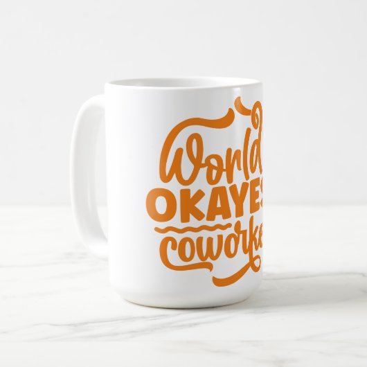 Der erfolgreichste Mitarbeiter der Welt Kaffeetasse (Vorderseite Links)