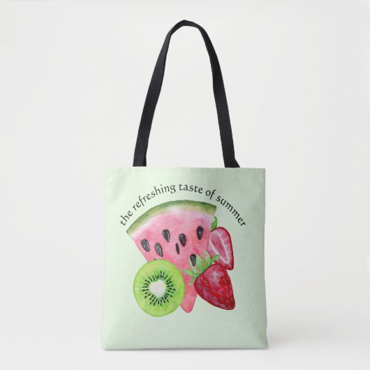 Der Erfrischende Geschmack Des Sommers Tasche (Vorderseite)