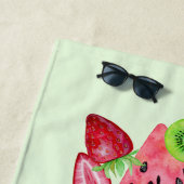 Der erfrischende Sommergeschmack Strandtuch (Beispiel)