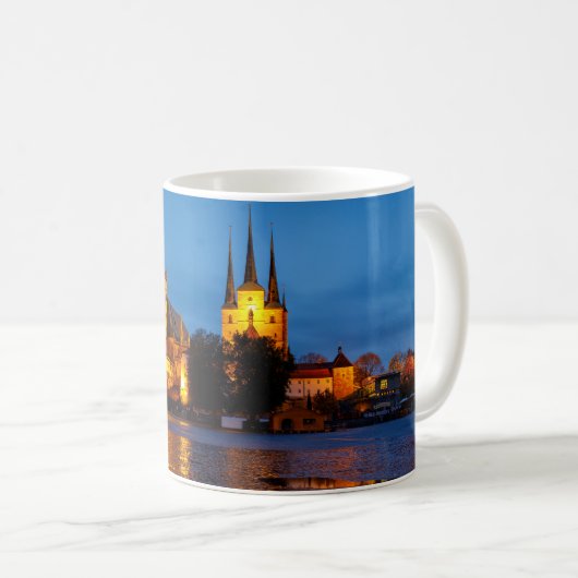Der Erfurter Dom in Thüringen Kaffeetasse (VorderseiteRechts)