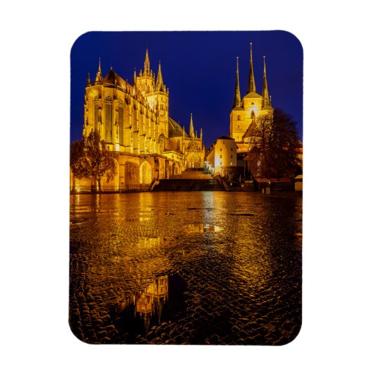 Der Erfurter Dom in Thüringen Magnet (Vertikal)
